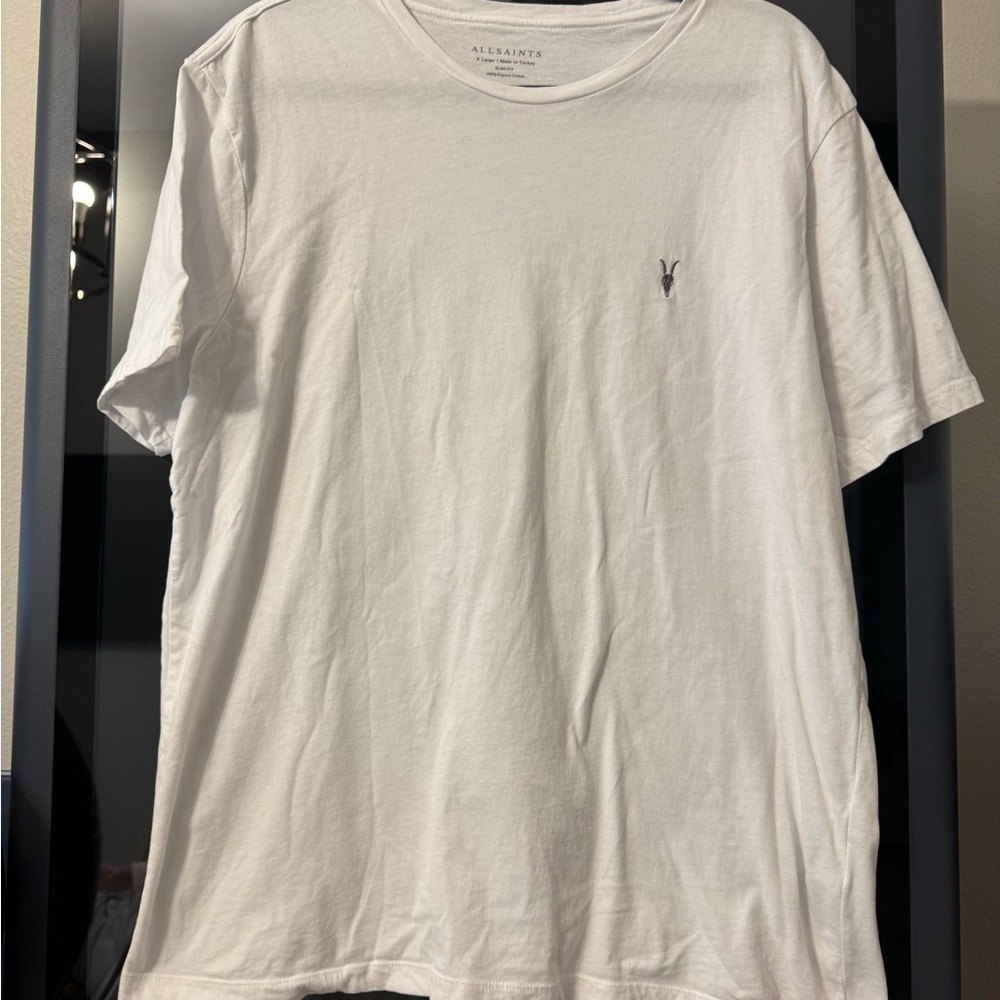 All Saints Men's Classic White Tee